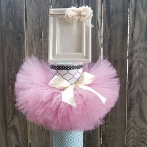 VINTAGE HANDMADE TUTU SKIRT SIZE 0-3T